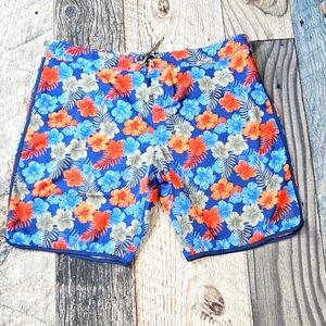 UV Skinz Men's Board Swim Trunks Men's Size 48/50 Floral Print